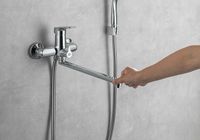 Смеситель для ванны Aquatek Вега универсальный Хром арт-AQ1033CR — фото 6, Смеситель для ванны