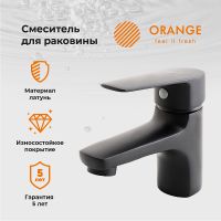 Смеситель для раковины Orange Loop M26-021B Черный — фото 6, Смесители для раковины