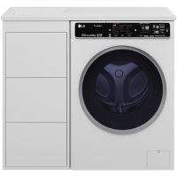 Тумба под раковину Brevita Grafit 100 GRA-01040-023Я Белая матовая — фото 3, Мебель для ванной