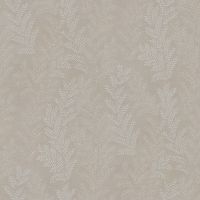 Обои Zambaiti Parati Satin Flowers IV Z66813 Винил на флизелине (0,53*10,05) Коричневый/Серый/Белый, Листья — фото 1, Обои для стен