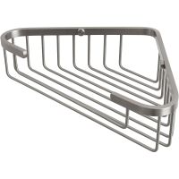 Полка корзина Allen Brau Priority 6.31A16-BN угловая Никель брашированный — фото 1, Полки для ванной и душа