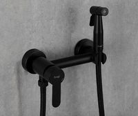 Гигиенический душ со смесителем Frap H801-6 F20801-6 Черный матовый — фото 2, Гигиенические души