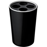 Стакан для зубных щеток Ridder Fashion 2001210 Черный — фото 1, Мыльницы