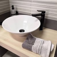 Смеситель для раковины Rav Slezak Colorado CO130.5CMATC Черный матовый Хром — фото 2, Смесители