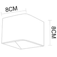Подсветка декоративная Artelamp Scatola A1423AP-1WH Белый — фото 3, Подсветки