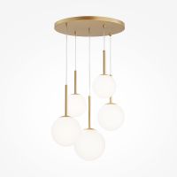 Подвесной светильник Maytoni Modern Basic form MOD321PL-05G1 Белый Золото — фото 3, Подвесные светильники