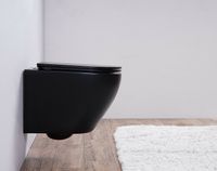 Товар: Унитаз Esbano Azalea ESUPAZALBM подвесной Черный матовый с сиденьем Микролифт - фото 4 Унитаз Esbano Azalea ESUPAZALBM подвесной Черный матовый с сиденьем Микролифт — фото 4, Подвесные унитазы
