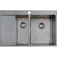 Кухонная мойка Seaman Eco Marino SMB-7851DLS.A Нержавеющая сталь — фото 1, Кухонные мойки