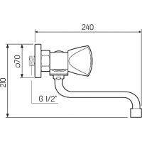 Смеситель для кухни Ростовская Мануфактура Сантехники SL119-361 Хром — фото 5, Смесители