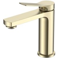 Смеситель для раковины Vincea Arco VBF-4AR01BG Брашированное золото — фото 1, Смесители для раковины