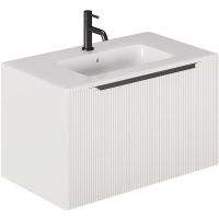 Тумба под раковину Creto Luna 100 17-IV100 подвесная Ivory — фото 1, Мебель для ванной