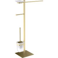 Напольная стойка Timo Selene 17085/17 Золото матовое — фото 1, Стойки - набор держателей