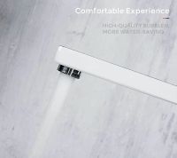 Смеситель для раковины Gappo G17-8 G1017-2 Белый Хром — фото 3, Смесители для раковины