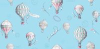 Обои детские Andrea Rossi Kids Land 54279-3 Винил на флизелине (1,06*10,05) Голубой, Воздушные шары — фото 2, Обои для стен