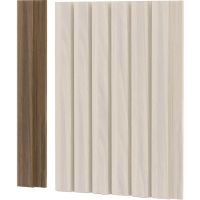 Товар: Рейка начальная для реечной панели Ликорн РП-1.Л.16.2800 орех американский 2800x65x16 мм - фото 2 Рейка начальная для реечной панели Ликорн РП-1.Л.16.2800 орех американский 2800x65x16 мм — фото 2, Панели