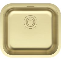 Кухонная мойка Paulmark Vello 48 Uni VE48-LG Светлое золото — фото 1, Кухонные мойки