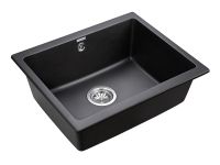 Кухонная мойка Paulmark Gera 60 PM205546-BL Черная — фото 2, Кухонные мойки