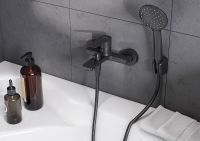 Смеситель для ванны Santek Арма WH5A10007N001 Черный матовый — фото 8, Смесители