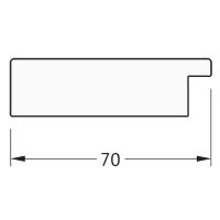 Зеркало Evoform Definite 136х76 BY 3304 в багетной раме - Серебряный дождь 70 мм — фото 6, Мебель для ванной