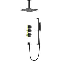 Товар: Душевая система Timo Selene SX-2229/03SM с термостатом Черная матовая - фото 1 Душевая система Timo Selene SX-2229/03SM с термостатом Черная матовая — фото 1, Встраиваемые душевые комплекты