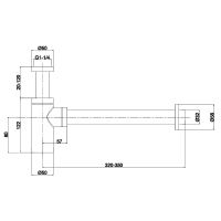 Товар: Сифон для раковины Whitecross A186GM Оружейная сталь - фото 2 Сифон для раковины Whitecross A186GM Оружейная сталь — фото 2, Сифоны для раковины