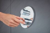 Смеситель для душа Grohe Grohtherm 24076000 с термостатом Хром — фото 5, Смеситель для душа