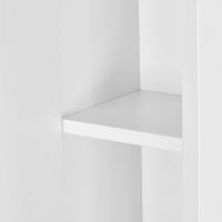 Зеркало со шкафом Aquaton Панда 50 1A007402PD01L с подсветкой Белое — фото 6, Мебель для ванной