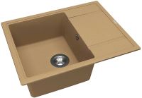 Кухонная мойка Florentina Липси-650 20.125.C0650.306 Капучино — фото 2, Кухонные мойки