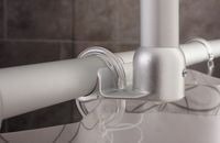 Штанга опорная Ridder Wien 59610 Алюминевая — фото 3, Карнизы для ванной