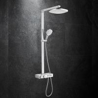 Товар: Душевая система Black&White Universe U7815 78150U с термостатом Хром - фото 4 Душевая система Black&White Universe U7815 78150U с термостатом Хром — фото 4, Душевое оборудование. Душевая программа