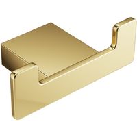 Двойной крючок Excellent Riko Gold DOEX.1602GL Золото — фото 1, Крючки для полотенец