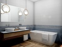 Керамическая плитка Belleza Блум голубой 00-00-5-08-01-61-2340 настенная 20х40 см — фото 3, Керамическая плитка