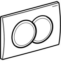 Клавиша смыва Geberit Delta01 115.107.46.1 Хром матовый — фото 2, Комплектующие для душевого оборудования