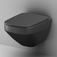 Унитаз AM.PM Inspire V2.0 C50A1700MBSC подвесной Черный матовый с сиденьем микролифт — фото 1, Подвесные унитазы