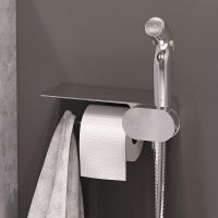 Товар: Унитаз AM.PM Spirit V2.0 FlashClean CK70H1003W подвесной с гигиеническим душем и ершиком с сиденьем Микролифт - фото 19 Унитаз AM.PM Spirit V2.0 FlashClean CK70H1003W подвесной с гигиеническим душем и ершиком с сиденьем Микролифт — фото 19, Подвесные унитазы