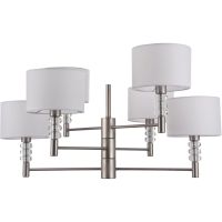 Люстра Maytoni Modern Lincoln MOD527PL-06N Белая Никель — фото 2, Люстры