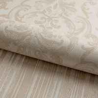 Обои Fipar Grand Classic R 28022 Винил на флизелине (1,06*10,05) Бежевый, Дамаск — фото 4, Обои для стен