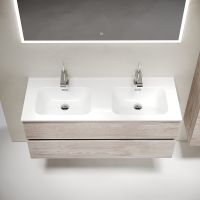 Тумба под раковину Sancos Urban 120 UR120-2EG подвесная Дуб Галифакс натуральный — фото 5, Тумбы под раковину