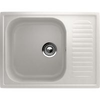 Кухонная мойка Ulgran Classic U-202-341 Ультра-белая — фото 1, Кухонные мойки