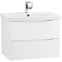 Тумба под раковину BelBagno Marino-Cer 60 MARINO-CER-600-2C-SO-BO-P подвесная Bianco Opaco — фото 1, Тумбы под раковину