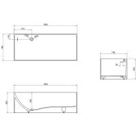 Товар: Ванна из искусственного камня Abber Stein 180x76 AS9642-1.8 без гидромассажа - фото 8 Ванна из искусственного камня Abber Stein 180x76 AS9642-1.8 без гидромассажа — фото 8, Ванны из искусственного камня