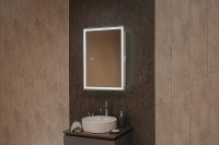 Товар: Зеркальный шкаф Silver Mirrors Киото-2 Flip 50 LED-00002681 с подсветкой Белый - фото 3 Зеркальный шкаф Silver Mirrors Киото-2 Flip 50 LED-00002681 с подсветкой Белый — фото 3, Зеркальные шкафы в ванную