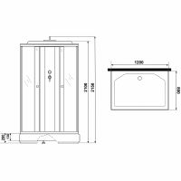Товар: Душевая кабина Niagara Promo 120x80 P120/80/26Q/MT без гидромассажа - фото 12 Душевая кабина Niagara Promo 120x80 P120/80/26Q/MT без гидромассажа — фото 12, Душевые кабины