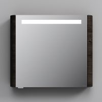 Зеркальный шкаф AM.PM Sensation 80 L M30MCL0801TF Табачный дуб — фото 5, Зеркальные шкафы в ванную