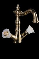 Товар: Смеситель для раковины Boheme Camelia 292 Золото - фото 2 Смеситель для раковины Boheme Camelia 292 Золото — фото 2, Смесители