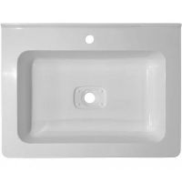 Раковина Эстет Каре Люкс 70 ФР-00006050 Белая — фото 3, Раковины встраиваемые сверху