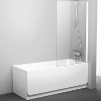 Товар: Шторка на ванну Ravak Pivot PVS1-80 79840100Z1 профиль Белый стекло Transparent - фото 2 Шторка на ванну Ravak Pivot PVS1-80 79840100Z1 профиль Белый стекло Transparent — фото 2, Неподвижные шторки для ванной
