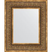 Зеркало Evoform Definite 59х49 BY 3031 в багетной раме - Вензель бронзовый 101 мм — фото 1, Мебель для ванной