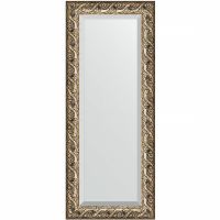 Зеркало Evoform Exclusive 136х56 BY 1259 с фацетом в багетной раме - Фреска 84 мм — фото 1, Мебель для ванной