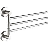 Полотенцедержатель Haiba HB8313 поворотный Нержавеющая сталь — фото 1, Полотенцедержатели